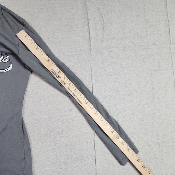 Alabama Crimson Tide Shirt Womens Small Gray Long Sleeve Pullover Spell Out 2015 - Picture 9 of 14